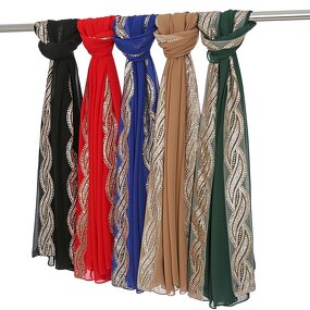 Chiffon Scarf Factory - Wholesale Custom New Plain Chiffon Cheap Muslim Hijabs