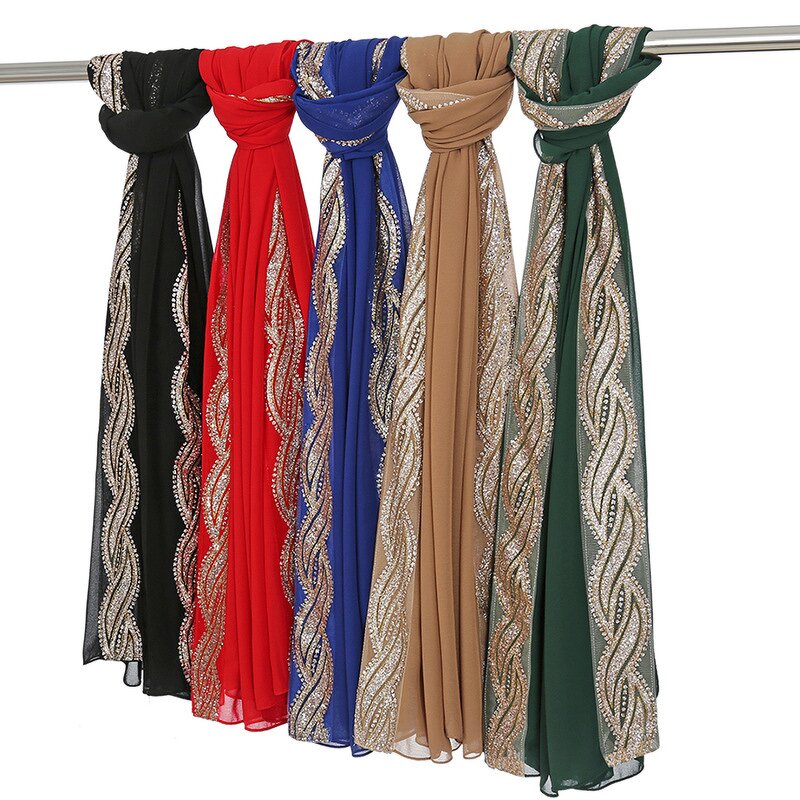 Chiffon Scarf Factory - Wholesale Custom New Plain Chiffon Cheap Muslim Hijabs