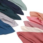 Silk Hijab Factory - Women Muslim Luxury Ladies Satin Glitter Satin Hijab