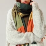 Cashmere Scarf Manufacturer - Custom Made Women's Winter Cotton Soft Cashmere