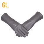 Winter Gloves Manufacturer - Wholesale Longer Ladies Genuine Lambskin Warm Leather
