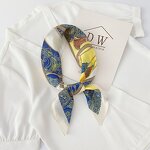 Silk Scarf Manufacturer - Wholesale Luxury Ladies Spring Silk Square 7070cm