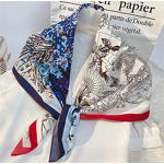 Silk Scarf Factory - Custom Logo Print Silk Scarves 9090cm Square Silk
