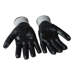 Anti Cut Gloves Manufacturer - HPPE Nitrile Coated TPR Anti Impact Vibration Resistant