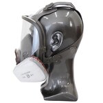 Full Face Respirator Manufacturer - Double Connection Interface Breathing Gas Mask