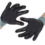 Anti Cut Gloves Manufacturer - Manufacturer Nitrile Palm Coated Level 5 Industrial