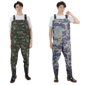 Camouflage Fishing Wader Manufacturer - Factory Price Neoprene PVC 3 Layer Waterproof