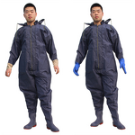 Fishing Coverall Suit Manufacturer - Waterproof PVC Fabric with Gloves Outdoor Wader