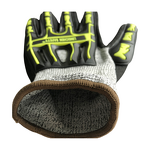 Cut Resistant Gloves Manufacturer - TPR Nitrile Coated Palm Anti Impact Vibration
