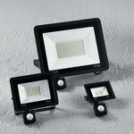 Motion Sensor Flood Light Manufacturer - 20-150W Ultra Thin IP65 Waterproof Outdoor Security