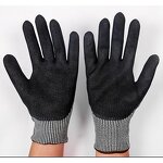 Anti Cut Gloves Manufacturer - Manufacturer Nitrile Palm Coated Level 5 Industrial
