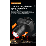 Portable Headlamp Manufacturer - Hot-Selling Aluminum Alloy Telescopic Zoom