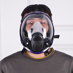 Protective Respirator Mask Manufacturer - Silicone Full Face Ball Design for Spray