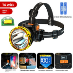 LED Headlamp Factory - Outdoor 30W Rechargeable High Brightness Smart Sensor