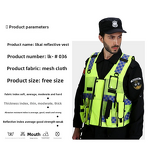 Reflective Protective Vest Manufacturer - Multi-Functional for Security Motorcycle