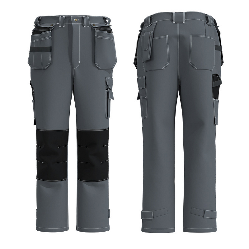 Safety Pants Factory - Durable Multi-Pocket Detachable Fly for Workshop