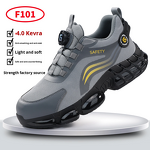 Work Shoes Manufacturer - Men's Anti-Smash Anti-Stab 4.0 Kevlar Safety Shoes