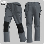 Safety Pants Factory - Durable Multi-Pocket Detachable Fly for Workshop