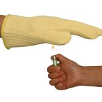 Barbecue Gloves Manufacturer - High-Temperature 500 Degree Aramid Flame Retardant Anti-Slip Insulated
