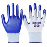 Work Gloves Manufacturer - Wholesale Anti Slip Nylon Nitrile Smooth Coated Breathable