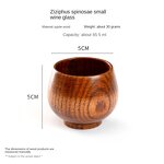 Japanese Tea Cups Manufacturer - Handmade Natural Solid Wood Drinking Water Cup
