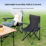 Outdoor Chair Manufacturer - Garden Sitting Recliner Oxford Fabric Camping Chair for Beach