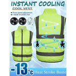 Cooling Vest Manufacturer - Wholesale Portable Unisex USB-Powered Air Conditioning with Fans