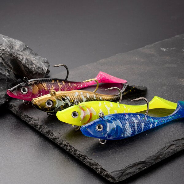 PVC Salmon Lure Manufacturer - Soft with Treble Hooks Bionic Bait for Sea Bass Catfish Fishing