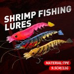 Multi Section Shrimp Lure Manufacturer - Wholesale 9.5cm/11g Sinking Soft Plastic with Jig Head