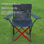 Outdoor Chair Manufacturer - Garden Sitting Recliner Oxford Fabric Camping Chair for Beach