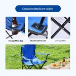 Folding Stool Manufacturer - Portable Fishing Chair Oxford Fabric Camping Garden Sitting