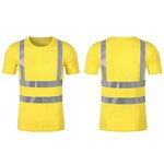 Safety Polo Shirts Manufacturer - Custom Fluorescent Green High Visibility Reflective