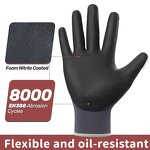 Safety Work Gloves Manufacturer - Durable Nylon Spandex Nitrile Foam Coated Anti-Slip