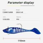 PVC Salmon Lure Manufacturer - Soft with Treble Hooks Bionic Bait for Sea Bass Catfish Fishing