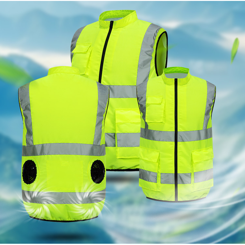 Cooling Vest Manufacturer - Unisex USB-Powered Wearable Outdoor Air Condition Reflective Jacket