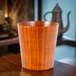Japanese Tea Cups Manufacturer - Handmade Natural Solid Wood Drinking Water Cup