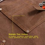 Work Apron Manufacturer - Garden Canvas Waterproof Tool Apron Custom Logo Durable Use