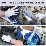 Work Gloves Manufacturer - Wholesale Anti Slip Nylon Nitrile Smooth Coated Breathable