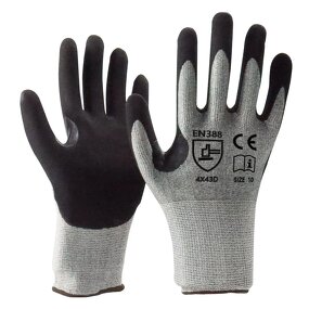 Cut-Resistant Gloves Manufacturer - Wholesale Custom Level 5 Nitrile Tiger Mouth Floral Design
