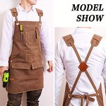 Work Apron Manufacturer - Garden Canvas Waterproof Tool Apron Custom Logo Durable Use