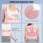 Posture Corrector Manufacturer - Adjustable Invisible Pressurized Strap Unisex Ergonomic Magnetic
