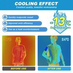 Cooling Vest Manufacturer - New Arrival Unisex Reflective Stripe 360° Air Supply Fans