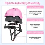 Safety Helmets Manufacturer - Unisex Adjustable ABS with Removable Liner Kids for Skateboard