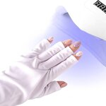 UV Protection Gloves Manufacturer - Anti UV Gel Shield Fingerless for LED Nail Lamp