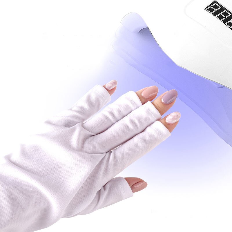 UV Protection Gloves Manufacturer - Anti UV Gel Shield Fingerless for LED Nail Lamp