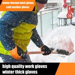 Thermal Work Gloves Manufacturer - Custom Winter Thickened Waterproof Anti-Slip Wristband