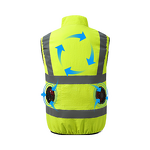 Cooling Vest Manufacturer - Unisex USB-Powered Wearable Outdoor Air Condition Reflective Jacket