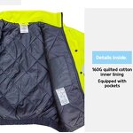 Reflective Jackets Manufacturer - Oxford Winter Waterproof Windproof Breathable for Traffic Duty