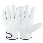 Leather Work Gloves Manufacturer - Industrial Double Palm Soft Cotton Liner Driving Wholesale