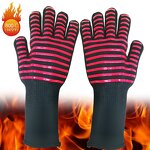 Oven Mitts Manufacturer - Customized Logo for Grill Extreme Heat Resistance 800 Degrees